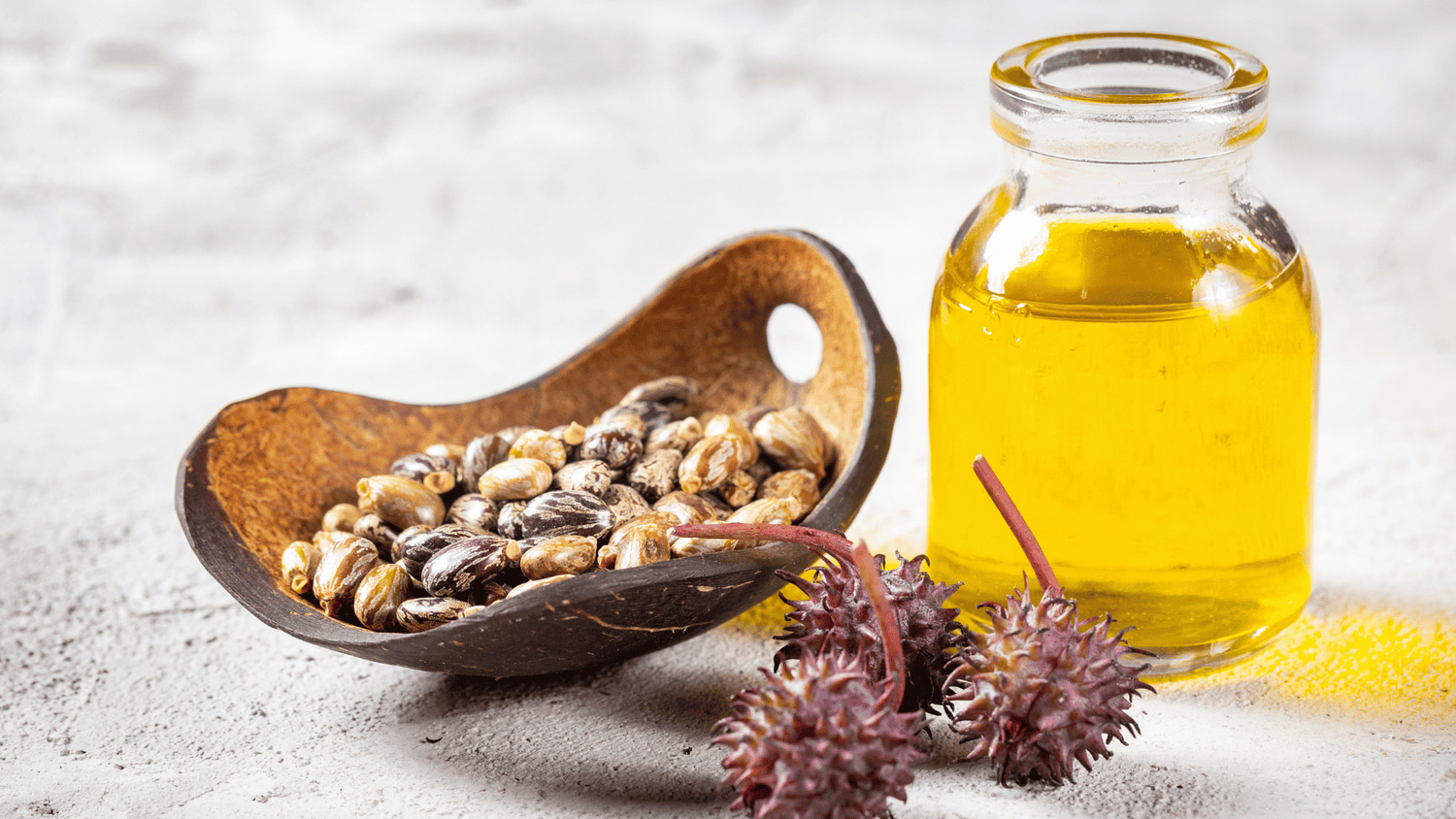 Huile de ricin Bio : Bienfaits et recettes naturelles pour cheveux, peau et ongles